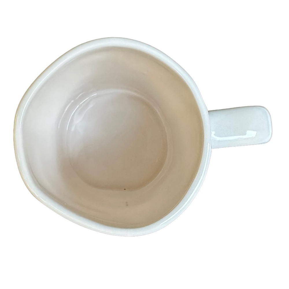 Rae Dunn BE CURIOUS Mug White with Large Long Letters Coffee Tea NWT 2018 OG - Picture 7 of 11